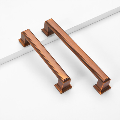 廠家直銷中式古銅衣柜抽屜拉手復古咖啡鞋柜柜門把手家具五金配件