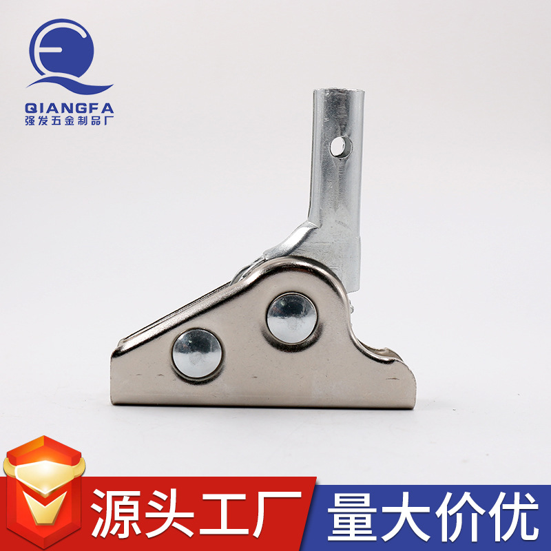 廠家直銷釣魚椅木椅關(guān)節(jié)鉸 折疊凳沙發(fā)座鉸鉆孔款日本扣底座