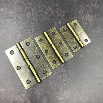 同興隆現(xiàn)代復(fù)古簡(jiǎn)約家具五金鋅合金仿古工業(yè)櫥柜金色合頁廠家直銷