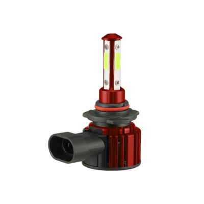 晶汽廠家直銷紅色f8組合套裝8000K遠(yuǎn)光近光霧燈三合一汽車led大燈