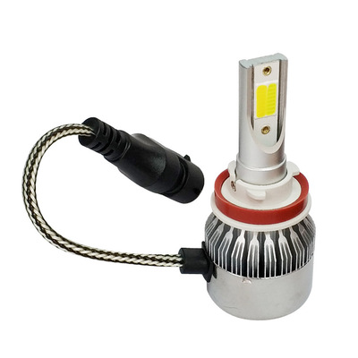 工廠直銷(xiāo)跨境汽車(chē)大燈H1H3H4H7三色溫C6汽車(chē)LED大燈雙色溫