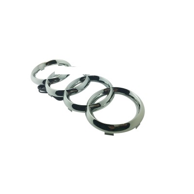 跨境爆品適用于奧迪A3456Q135前車標后標4D透光冷光改裝發(fā)光車標