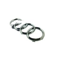 跨境爆品適用于奧迪A3456Q135前車標后標4D透光冷光改裝發(fā)光車標