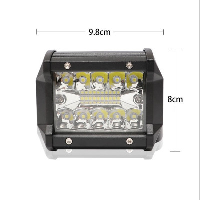 跨境電商 爆款LED燈4英寸60W越野車汽車三排LED工作燈寬照直照