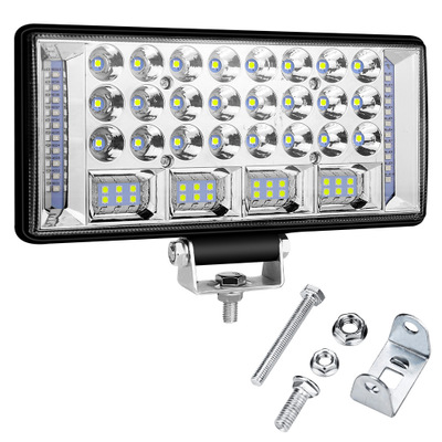 68燈 汽車LED工作燈 8寸大視野 左右爆閃 日行燈 輔助燈 改裝燈