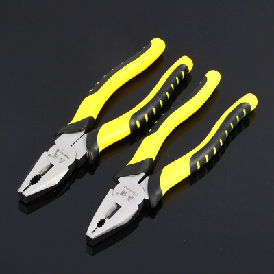 批發(fā)永諾五金歐式8寸鋼絲鉗老虎鉗子 省力剪鋼絲虎皮手動(dòng)鉗子