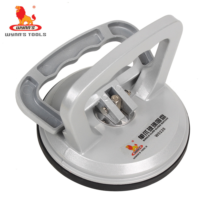 威力獅鋁合金玻璃吸盤器強吸力單爪強力瓷磚吸提器