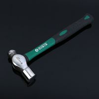 沃爾頓45#鋼纖維柄圓頭錘現貨批發(fā)家裝作業(yè)多規(guī)格鐵榔頭圓頭錘子