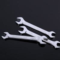 德式公制鏡面開(kāi)口扳手多規(guī)格鉻釩鋼汽修呆頭扳手防爆鍍鉻雙頭扳手