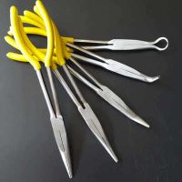 廠價(jià)直銷長柄鉗彎頭夾持尖咀鉗子長嘴尖頭鉗 加長尖嘴鉗