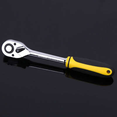 奧邦正品棘輪扳手1/2 1/4 3/8快速扳手45齒快速扳手套筒扳手