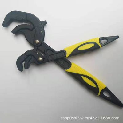 源頭廠貨多功能省力自緊快速管子鉗 活動(dòng)開口扳套裝手萬能扳手