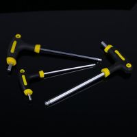 廠家公制鉻釩鋼2.5-10雙色柄加長T型內(nèi)六方棒拐杖球頭內(nèi)六角扳手