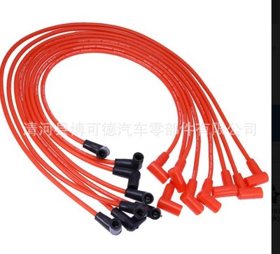 V8霹靂或德爾科EST替代船用火花塞電線組84-816608Q61 8MM點(diǎn)火線