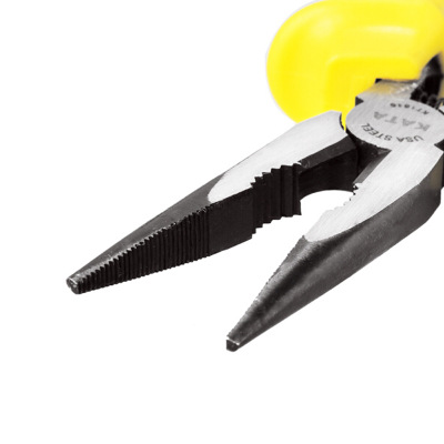 鍇達6寸8寸省力尖嘴鉗尖口鉗尖咀鉗子發(fā)黑防銹電工鉗膠鉗KT1816