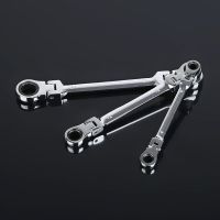 雙頭棘輪扳手活動雙向梅花快速扳手汽修開口兩用扳手