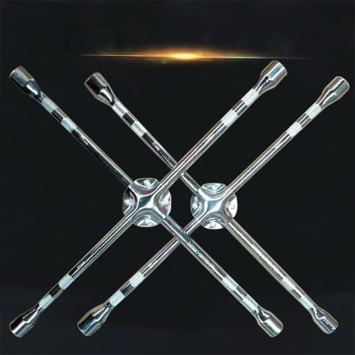 汽車輪胎十字扳手省力拆卸輪胎扳手換輪胎十字套筒扳手換胎工具