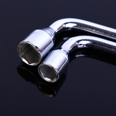 現(xiàn)貨批發(fā)鏡面鑼刀扳手 汽修L型輪胎套筒扳手 鉻釩鋼鑼刀扳手