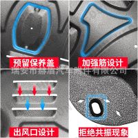 赫盾廠家直銷適用于三菱汽車18帕杰羅V97發(fā)動(dòng)機(jī)下5部位護(hù)板四件套