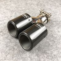 汽車(chē)配件Y款 雙出尾喉排氣管 卷邊亮殼啞殼同長(zhǎng)款量大優(yōu)惠