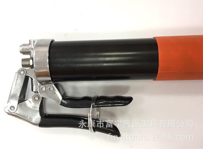 富宇手槍式黃油槍手動外貿(mào)出口單手注油槍單壓400cc汽修配件FY018