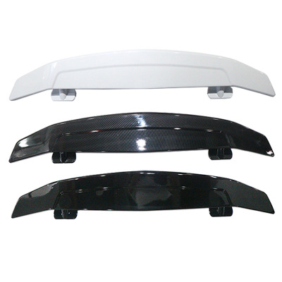 三廂轎車汽車通用尾翼改裝運(yùn)動(dòng)免打孔大定風(fēng)翼帶燈碳纖紋gt飛機(jī)翼