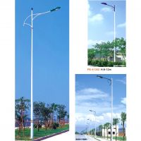 7米人字臂D10燈具150W鈉燈單挑熱鍍鋅圓錐形燈桿路燈全套價格