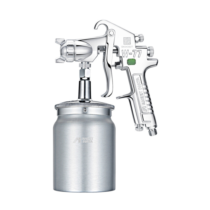 日本巖田W-77噴槍氣動下壺噴槍氣動家具汽車底漆噴槍手動油漆噴槍