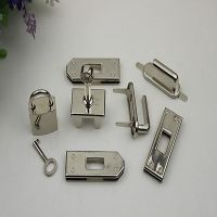 箱包鎖套件皮手袋包包淺金色五金配件7件套鞋扣鞋材五金套裝