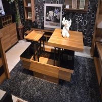 B06雙聯(lián)動茶幾升降架多功能茶幾餐桌兩用五金配件桌面升降器緩沖