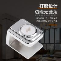 玻璃夾子固定托卡扣支架配件層板夾半圓方形托架卡條酒柜隔板卡子