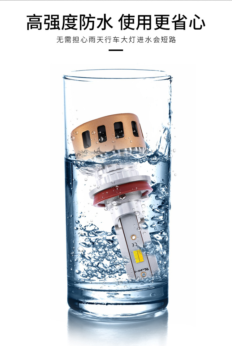 三色LED汽車(chē)大燈