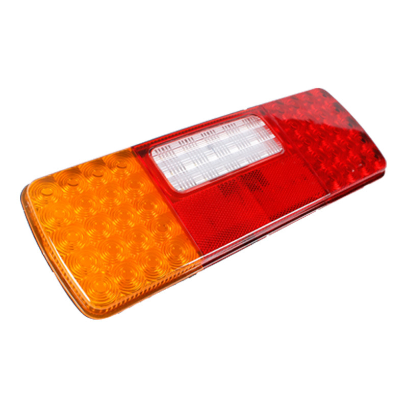 新款輕卡后尾燈 貨車三色高亮LED后尾燈 帶牌照燈 剎車燈