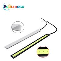 12v汽車COB日行燈 17CM 超薄大功率LED日間行車燈 防水超亮行車燈