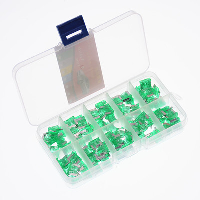 跨境MINI迷你汽車插片保險(xiǎn)絲盒裝迷你型汽車保險(xiǎn)片汽車小保險(xiǎn)絲