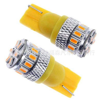 廠家直供 LED汽車燈 T10 18SMD 3014 指示燈 示寬燈 車牌燈