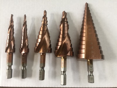 M35 五件套超硬階梯鉆4-32，6-24，4-22，3-12，4-12