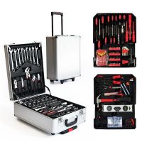 手動五金工具箱 217件套拉桿式鋁箱碳鋼家用組合工具套裝