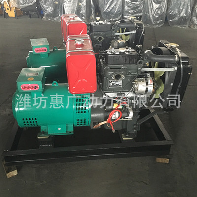 濰柴15KW千瓦無刷柴油發(fā)電機(jī)組 抽水泵專用小型發(fā)電機(jī)