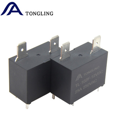 4腳12V 24V 25A空調(diào)熱水器SFK-112DM繼電器G4A繼電器JQX-102F-P
