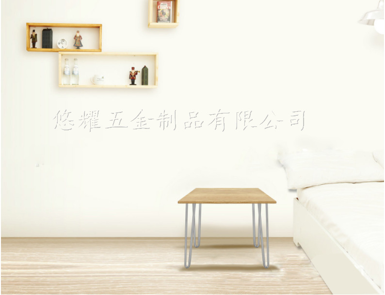 桌腳支撐 3MM厚小L角板 線粗10MM 噴黑粉 白底圖