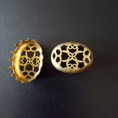 旦形爪托 欖形爪托 無孔爪托 各規(guī)格材質(zhì)五金飾品加工