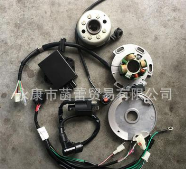 越野摩托車力帆銀翔磁電機LF140/150發(fā)動機線圈CDI總線定子轉(zhuǎn)子