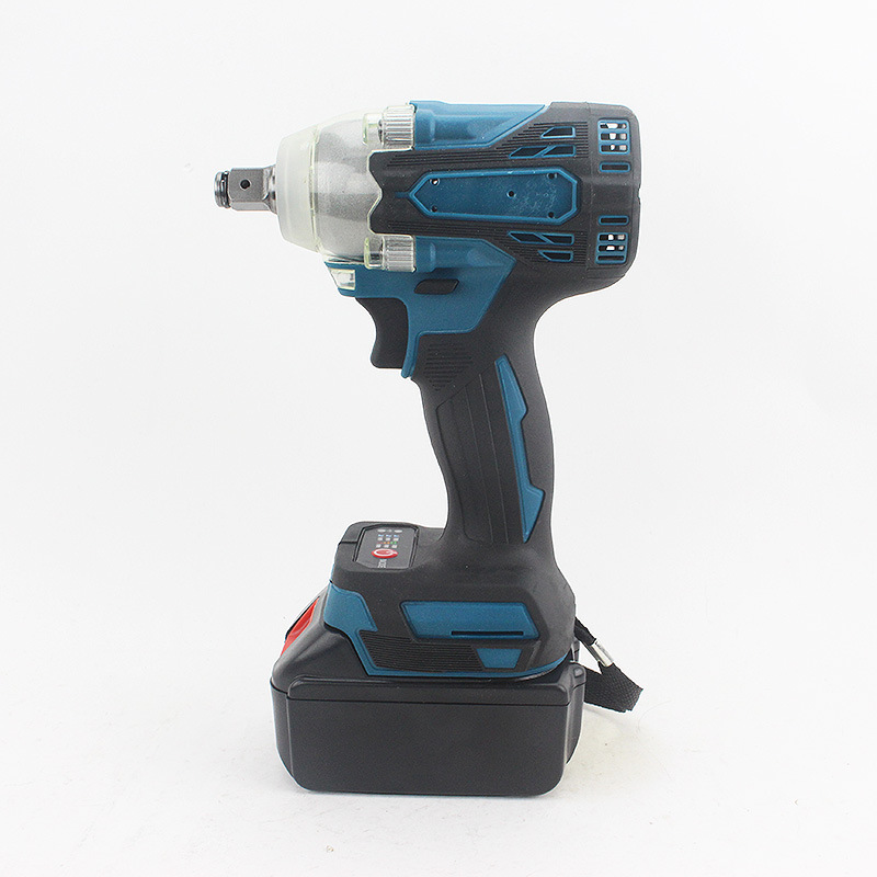 外貿(mào)批發(fā)無(wú)刷電動(dòng)扳手鋰電沖擊充電扳手螺絲刀汽修木工架子工