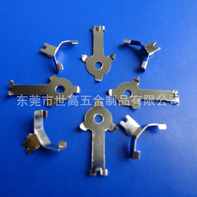 生產(chǎn)環(huán)保2032電池專用電池彈片CR2025正負(fù)極彈片電池片加定加工