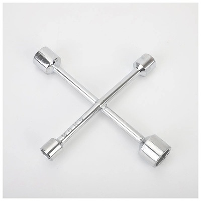 廠家專供十字套筒扳手輪胎套扳手精制鍍鋅六角扳手可批發(fā)