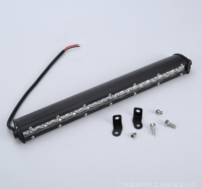 小單排長(zhǎng)條燈12LED 36W 汽車LED工作燈 越野車頂燈 改裝射燈霧燈