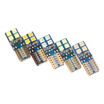 新款解碼無余光示寬燈T10-3030-8smd 高亮led室內(nèi)燈 牌照燈 白色