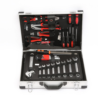 家用組合五金工具套裝 手動(dòng)工具箱套裝維修組套 139件扳手箱