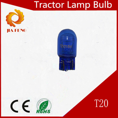 高品質(zhì)汽車燈泡剎車轉(zhuǎn)向燈泡 T20 玻插泡 廠家直銷 雙絲12V21/5W